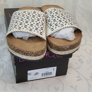 Corkys Bit of a Breeze Slide Sandal